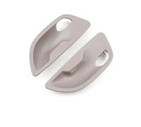 ERUEUBGRM LHD RHD Poignée Porte Intérieure Couvercle Cuve pour B&MW Série 5 F10 F11 F18 2010-2017 Poignées Porte intérieures(2 pièces Gris)