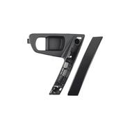 ERUEUBGRM pour N&issan pour Qashqai J10 2007-2015 Poignées Porte Intérieures Voiture Gauche Droite 80944-JE50A 80945-JE50A Poignées Porte intérieures(Ensemble Gauche Noir)