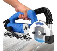 ERUGWHNK Machine de Nettoyage de Joints Robuste - Outil électrique de 1200 W avec aspirateur pour Un Nettoyage Efficace des Joints de carrelage sur Les sols et Les Murs, Lames de scie inclu