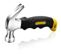 Eruinfang Marteau à panne fendue de 227.8 g,Petit marteau de camping,Petit marteau pour femme,Marteau à clous pour enfants,Pour la maison, le bricolage, le camping, les enfants,Piquets de tente,Noir