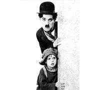 ERUZO 5D DIY Diamond Painting Set Chaplin Movie Suitable for Home Wall Decoration 40x40cm