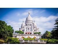 ERUZO Basilique du Sacré-Cœur Paris France DIY 5D Diamond Painting par Numéro Kits Uniques Décoration Murale Maison 40x40CM