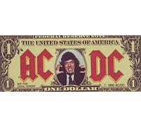 ERUZO Kit de peinture diamant 5D à faire soi-même, décoration murale, groupe de rock ACDC, 30 x 40 cm