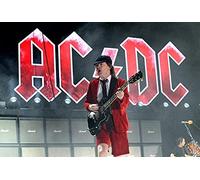 ERUZO Kit de peinture diamant 5D à faire soi-même, décoration murale, groupe de rock ACDC, 30 x 40 cm