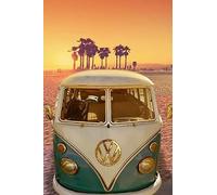 ERUZO Peinture diamant 5D à faire soi-même, kit complet de broderie au point de croix, mosaïque en strass, pour voiture, 30 x 40 cm