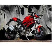 ERUZO Peinture diamant 5D à faire soi-même, point de croix, motif moto, décoration d'intérieur, cadeau, 30 x 40 cm