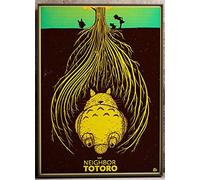 ERUZO Peinture diamant 5D au point de croix, style rétro japonais, Hayao Miyazaki, Mon voisin Totoro, décoration murale, 30 x 40 cm