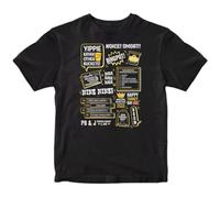 ERVBfddaz Awesome Quotes of The Brooklyn Nine Nine Tshirt B99 Funny TV Series Shirt Black XXL