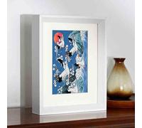 ERVDKXCOI cadre photo avec double vitrage flottant, Transparent Acrylic Double Sided Floating Photo Frame For DIY Multicolor Multiple Sizes(White+Cardboard,Inner diameter 40 * 60cm)