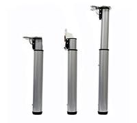 ERVDKXCOI Les Meubles à Jambes soutiennent Les Pieds. Pied de Bar for Petit-déjeuner, Pieds de Table télescopiques pliants en métal | Hauteur optionnelle 50-130 | 1 pièce(110cm(43.3in))