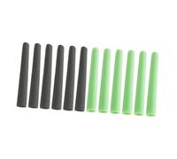 ERVDKXCOI Paquet de Couverture de Mousse de Trampoline, Trampoline Pole Protectors Foam Covers Pack of 12 40cm PE Foam Multicolor(6 Green 6 Black)