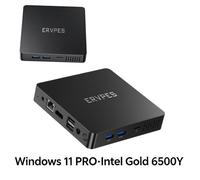 ERVPES B20 E Mini PC- Intel Gold 6500Y - 8Go+128Go - Win 11 Pro- Wi-Fi 5 Double écran 4K Ordinateur de Bureau- minipc pas cher