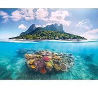 Ravensburger Puzzle 500 pièces – Île et monde corallien – Adultes & enfants dès 12 ans