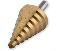 ERWEY Foret étagé conique HSS TIN 10-45 mm Embout de foret conique Foret à gradins Fraise Foret multi-étages