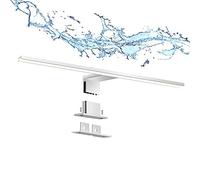 ERWEY Lampe Miroir Salle de Bain LED 8W 60cm 680lm, 4000K Blanc Neutre, Lampe Armoire Salle de bain IP44 Anti-Eau, Luminaire Miroir SDB (600mm)