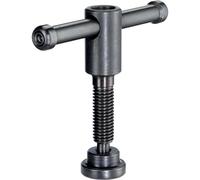 Erwin Halder Normteile Vis à bascule DIN 6306 avec manette lâche/avec pièce de pression, forme E | d1 = M10 / l1 = 50 mm | 24500.0111