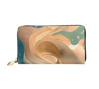 Erwqavc Dunhuang Portefeuille long en cuir avec imprimé mystère pour homme et femme