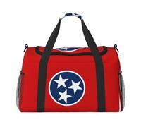 Erwqavc Tennessee State Sac de sport imprimé drapeau de l'État du Tennessee pour voyage, sac à main de week-end, sac de sport pour homme et femme