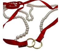 ErYa Bracelet de fiançailles élégant avec perles - Nisan Kurdelesi, Söz Yüzük, Incili Kurdelesi Fiançailles pour mariage, mariage et état civil, One Size, Plastique, Perlaine