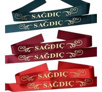ErYa Set de 2 Bracelets Sağdıç pour Témoin de Mariage - Élégant Accessoire en Rouge, Vert Foncé ou Bordeaux pour le Jour Spécial, 47