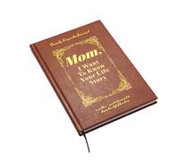 ERYEE Livre d'histoire « Mom, I Want to Know Your Life », journal guidé pour les mères, journal significatif pour maman, excellent cadeau pour un anniversaire, couverture rigide, enveloppé (maman)