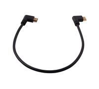 ERYI-0,5 M Câble Hdmi 2.0 Mâle Vers Mâle Ultra Court Avec Double Coude À 90 Degrés Angle Droit 4K*2K 60Hz 1080P Hdr Pour Hdtv Surveiller Ps5 Ps4 Xbox Projecteurs