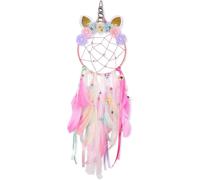 Eryi-1 Pcs Attrape Rêve Licorne, Grand Attrape-Rêves Licorne, Attrapeurs De Rêves Faits À La Main, Attrape-Rêves Coloré, Pour Filles, Enfants, Chambre À Coucher, Décoration Murale, Bénédiction