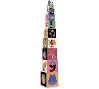 Eryi-- 10 Cubes Gigognes Arc-En-Ciel - Jeu D'éveil Montessori - A Partir De 24 Mois - 7400