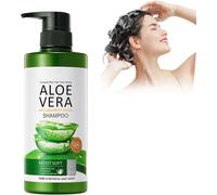 Eryi-11 500ml Shampoing À L'aloe Vera, Apaisant Pour Cheveux Et Cuir Chevelu Normaux, Shampoing De Soin Capillaire Naturel, Fortifiant & Nourrissant, Pour Cheveux Secs Et Abîmés