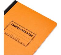 Eryi-119208c - Carnet Souple Dos Toilé Composition Book Orange - A5 14,8 X 21 Cm - Petits Carreaux - 160 Pages - Papier Clairefontaine Blanc 80 G/M - Classic