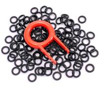 ERYI-120 X Noise Dampener / O-Rings / Amortisseurs De Bruit Avec Anneaux Inclus. Extracteur De Touches Pour Cherry Mx, Corsair Mx Et Kailh Mx. Claviers, Couleur: Noire, Dureté : Dur (Shore 70A)