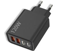 Eryi-120w Chargeur Secteur Usb 4 Ports Pd+Qc3.0 Type C Universel Chargeur Mural Adaptateur Usb Universel Pour Pour Iphone 16 15 14 13 12 11 Pro Max X Xs Xr Appareils Portable Windows Ipad Liseuses