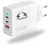Eryi-120w Multi-Port Dual Pd&qc 3 Wall Plug Charger For Phone, Laptop, Tablets With Indicator Light, Compatible With Iphone, Earphones, Smartwatches, Galaxy, Xiaomi, Huawei, Google Pixel, ...