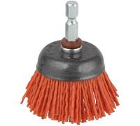 ERYI-1505000 - Brosse Soucoupe Nylon À Gros Grains - Diamètre 50Mm - Longueur 20 Mm