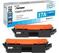 ERYI-17A Cf217A Avec Puce Compatibles Cartouches De Toner Cartouches D'Impression 2 Noir 1600 Pages Pour Imprimante Hp Laserjet Pro M102A, M102W, M104A, Mfp M130A, M130Fn, M130Fw, M132A, M132Fn