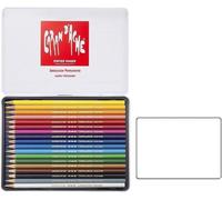 Eryi-18 Crayons De Couleur Permanents Assortis.General Selection,Swisscolor .Résistants À L'eau Et 1 Cartes Postales