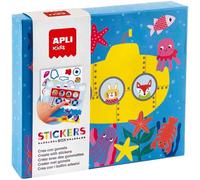 Eryi-19694 - Jeu De Gommettes Créatif Sur Le Thème Des Transports - Jeu D'autocollants - Complète Les Illustrations Avec Des Gommettes - Activité Créative Avec Des Stickers.