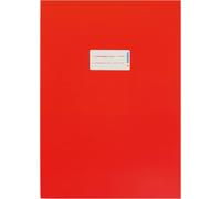 Eryi-19748 Lot De 10 Couvertures Pour Cahiers D'école, Format A4, En Carton Rouge, Avec Champ D'inscription, En Papier Solide Et Extra Fort, Pour Cahiers D'école, Colorées