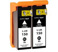 ERYI-2 Cartouches D'Encre Compatible Avec Lexmark 150Xl Noir Pour Interpret S-415 Intuition S-515 Pro-715 Pro-910 Pro-910 Series Pro-915 S-315