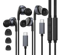 ERYI-2 Pack Ecouteur Usb C Pour Samsung Galaxy S24 Plus S23 S22 S21 Fe S20 Ultra A55 A54 A34 A33 Iphone 16 15 Pro Max, Ecouteurs Filaire Type C Avec Microphone Pour Huawei P60/50/40/30, Google Pixel