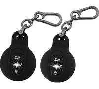Eryi-2 Pièces Housse De Porte-Clés De Voiture Pour Bmw Mini Cooper Avec Porte-Clés Pour Mini Cooper F54 Clubman F55 F56 F57 F60 Countryman 3 Boutons Smart Key Holder Lot De 2 (Mn-3-Bb)