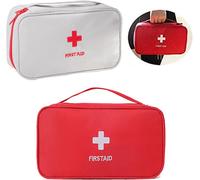 Eryi-2 Pièces Portable Sac D'urgence Médical Trousse De Secours Vide Imperméable Boîte De Premier Secours Sac Médical Étanche Grande Capacité Trousse De Premier Secours Vide Pour Camping, Voyages, Ma