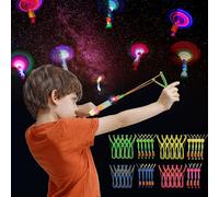 ERYI-20 Pcs Hélicoptère Fusée Flèche, Lumineux Led Catapulte Volante, Lumineux Hélicoptère Volant, Lumineux Led Enfants Jouets Cadeau, Jouets Lumineux Led Faveur De Fête, Jouets Volants Lumineux À Fl