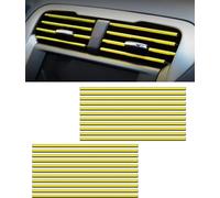 Eryi-20pcs Bandes Décoration De Sortie D`Air De Voiture,Voiture Accessoires Interieur,Bande Décorative Pour Climatiseur De Voitur[4149]