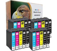 ERYI-20X T1285 Cartouches D'Encre Pour Epson T1281 T1282 T1283 T1284 Compatible Avec Epson Stylus Bx305F Bx305Fd Bx305Fw S22 Sx125 Sx130 Sx230 Sx235W Sx235W Sx420W Sx425W Sx430W Sx435W Sx438W