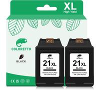 ERYI-21 Xl Cartouches D'Encre Remanufacturées Pour Hp 21Xl Pour Hp Deskjet 3910 3920 3930 F4180 Psc 1401 1402 1403 1406 Officejet 4315 5600 5610 Fax 1250 3180 Psc 1410 Imprimante