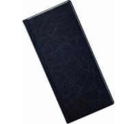 Eryi-240201 Visifix 192 Reliure À Pochettes Soudées Capacité 192 Cartes - 24 Pochettes Grain Cuir Noir