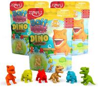 ERYI-3 Bombes De Bain Surprise Dino De , 6 Jouets Dinosaures À Collectionner, Jouets De Bain Moussant Pour Noël, Pour Remplir Les Bas De Noël, Cadeau De Noël, Jouet En Argent De Poche