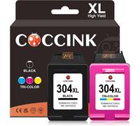 ERYI-304Xl Cartouches D'Encre Remplacement Pour Hp Cartouche 304 Xl Deskjet 3750 3762 3700 2600 2620 2630 2652 2632 3720 3730 3760 Envy 5000 5010 5020 5052 5055 5058 Amp 100 125 Noir Et Couleur