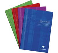 Eryi-3119c Un Cahier De Bord Agrafé 7 Classes - A4 21x29,7 Cm - 48 Pages - Papier Registre Vert 110 G - Couverture Carte Pelliculée - Couleur Aléatoire